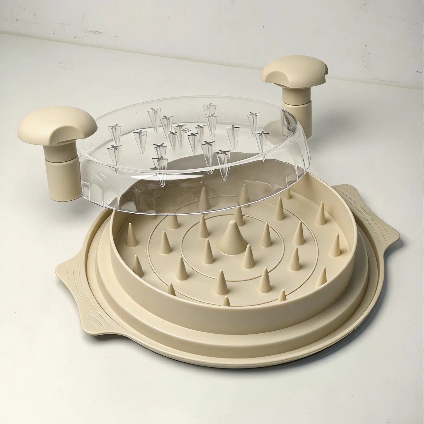 Large Chicken Shredder Tool with Visible Lid Ergonomic Handle BPA Free Dishwasher Safe for Meat Vegetables and Kitchen Use