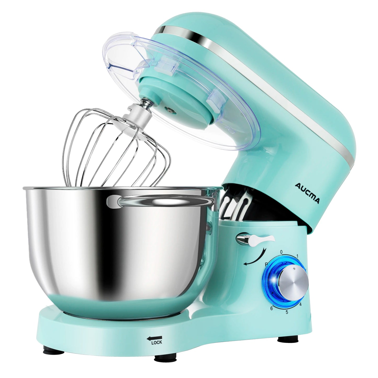 6.5QT / 8.5QT Stand Mixer, 6-Speed Tilt-Head Electric Mixer with Stainless Steel Bowl, Dough Hook, Whisk & Beater for Baking & Mixing