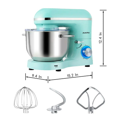 6.5QT / 8.5QT Stand Mixer, 6-Speed Tilt-Head Electric Mixer with Stainless Steel Bowl, Dough Hook, Whisk & Beater for Baking & Mixing