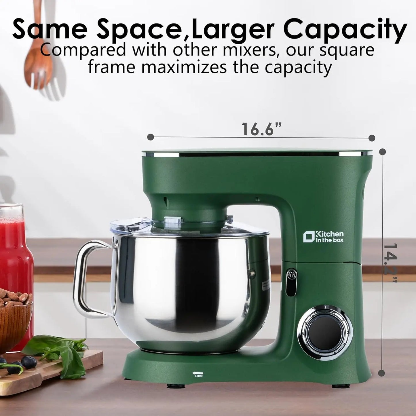 8.5QT Stand Mixer 900W 10 Speed Electric Mixer with Large Capacity for Baking Dough Cookies and Everyday Cooking